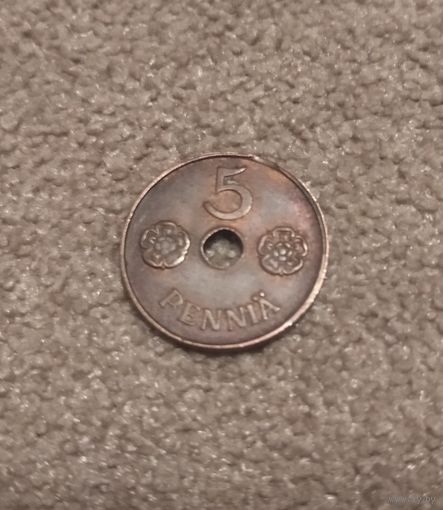 Финляндия 5 пенни 1942