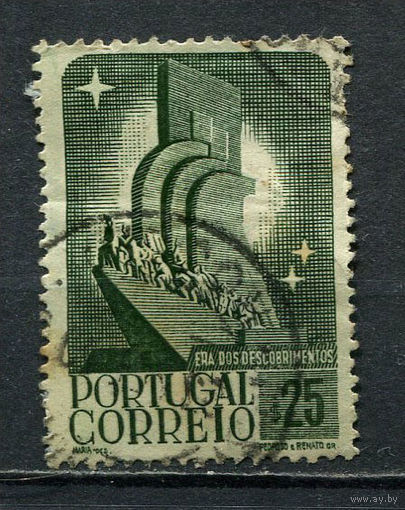 Португалия - 1940 - Монумент 25C - [Mi.616] - 1 марка. Гашеная.  (Лот 20ED)-T2P1