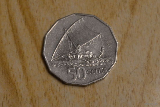 Фиджи 50 центов 1990