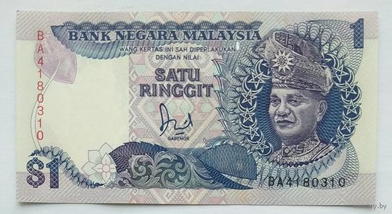 Малайзия 1 ринггит 1989 г.