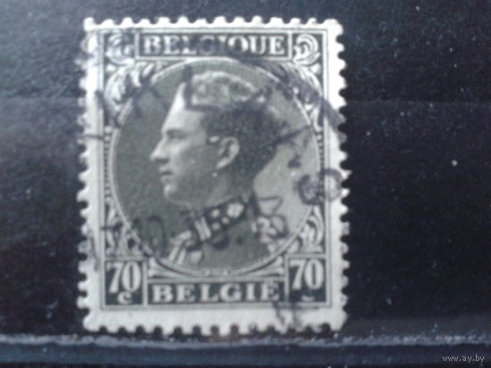 Бельгия 1934 Король Леопольд 3  70 сантимов