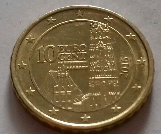 10 евроцентов, Австрия 2016 г., АU