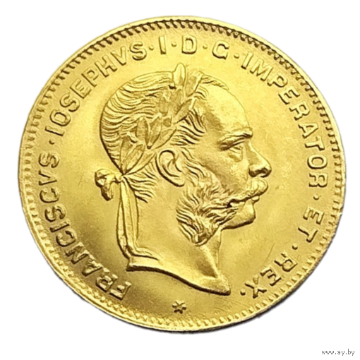 4 флорина / 10 франков Австрия 1892г.