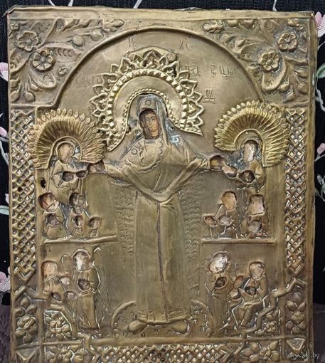 Икона Божией Матери Скорбящая, 19 век, Аналой, с рубля!
