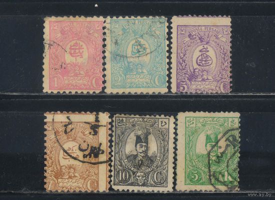 Персия Иран 1889 Лев Шахиншах Насер ад-Дин Стандарт #63,64,65D,66А,67.70
