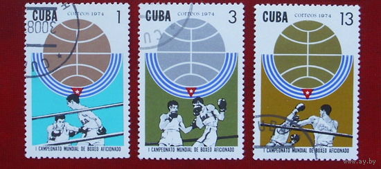Куба. Спорт. ( 3 марки ) 1974 года. 4-2.