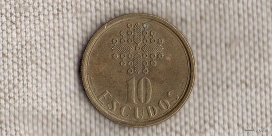 Португалия 10 эскудо 1987(Zo)