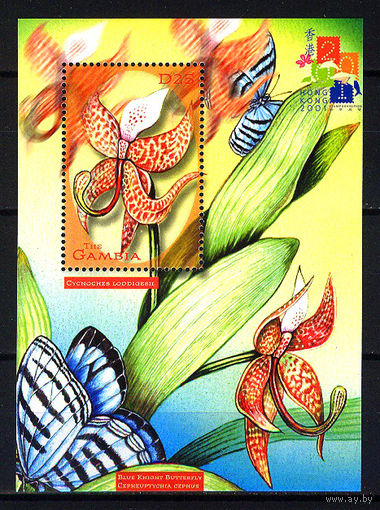 2001 Гамбия. Орхидеи