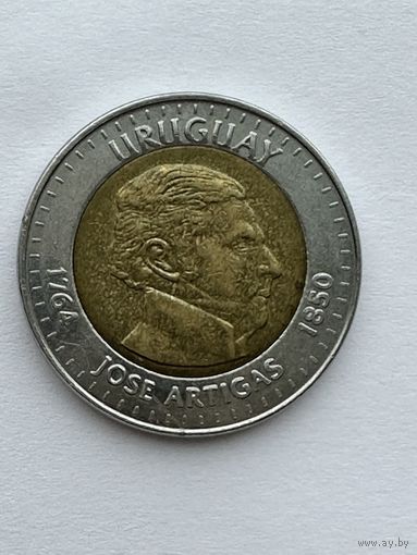 Уругвай 10 песо (pesos) 2000 года