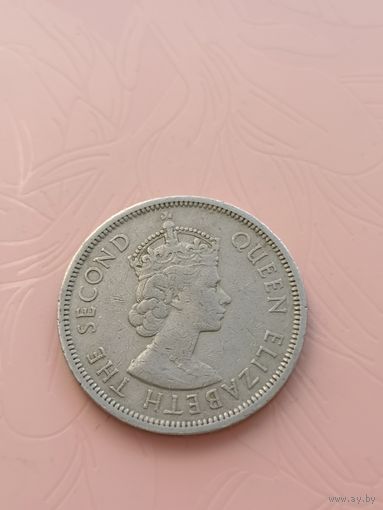 Гонконг 1 доллар 1960г(6)