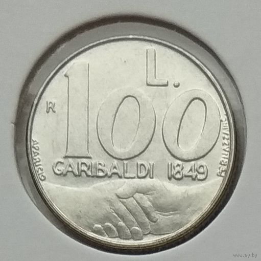 Сан-Марино 100 лир 1991 г. В холдере