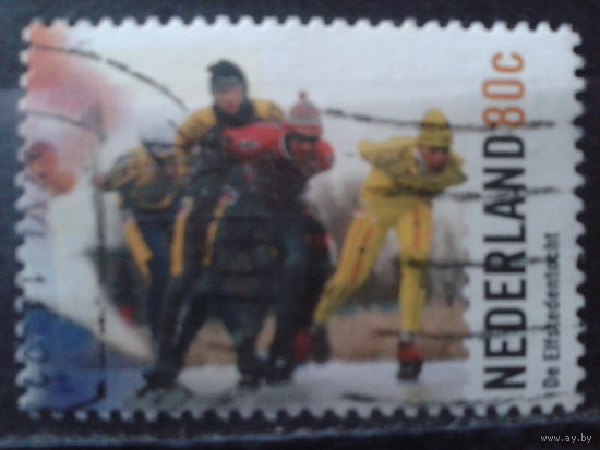 Нидерланды 1999 Конькобежный спорт Михель-1,3 евро гаш