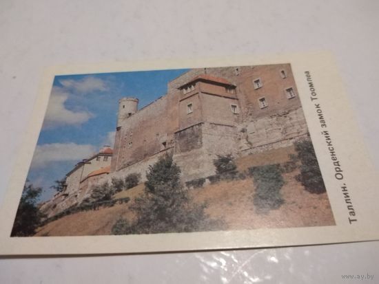 Календарик 1990г. ТАЛЛИН. Лрденский замок Тоомпеа.