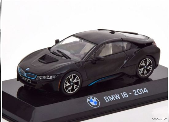Altaya 1:43. BMW I8 (2014) - Con Vetrina - With Showcase, Black.