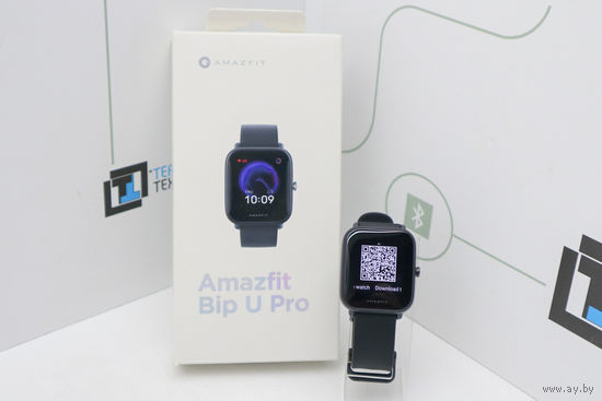 Черные 1.43" Amazfit Bip U Pro (GPS, Android/iOS). Гарантия