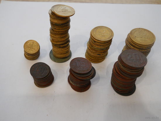 166 монет СССР