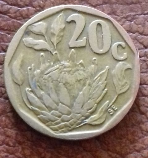 ЮАР 20 центов 1995