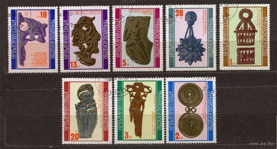 Тракийское искусство. Болгария. 1976. Полная серия 8 марок