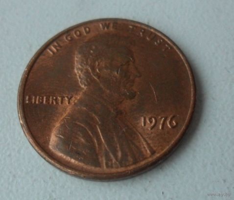 1 цент США 1976 г.в.