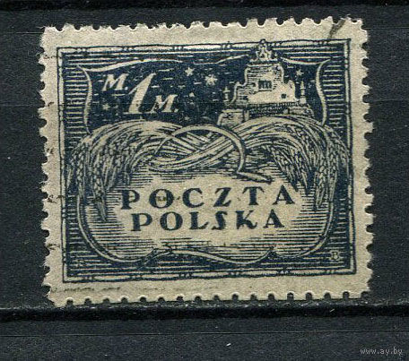 Польша - 1919/1920 - Злаки 50F - [Mi.109y] - 1 марка. Гашеная.  (Лот 62EP)-T2P37