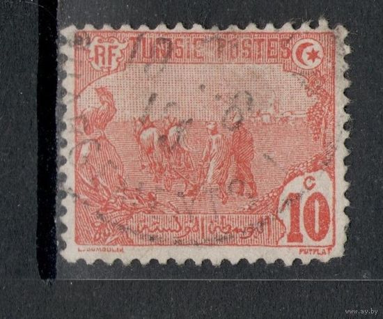 Тунис 1906/ Французский протекторат. Сельское хозяйство - [Mi.33]