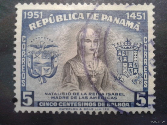 Панама, 1952. Изабелла I, королева Кастилии и Леона