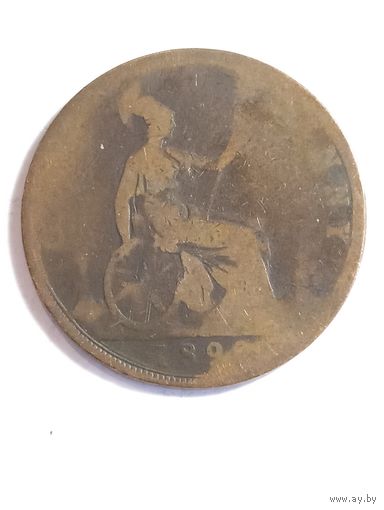 Великобритания 1 пенни 1896 года.