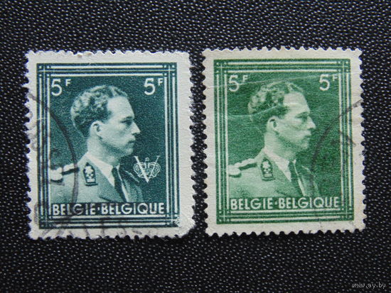 Бельгия 1944 г. Король Леопольд III. одна марка.