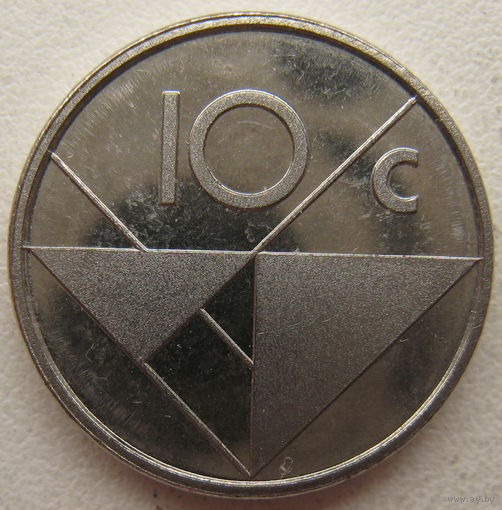 Аруба 10 центов 1977 г.