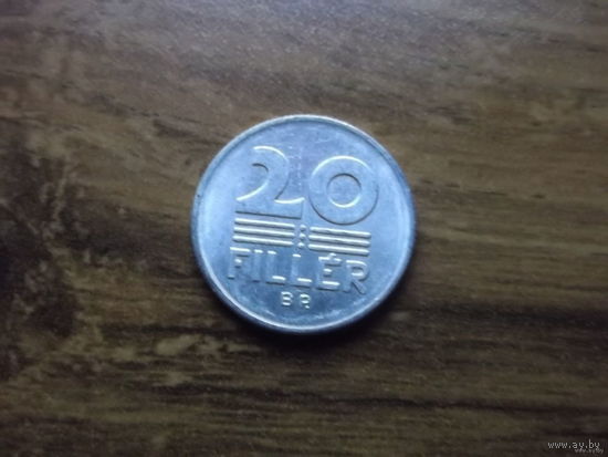 Венгрия 20 филлеров 1989