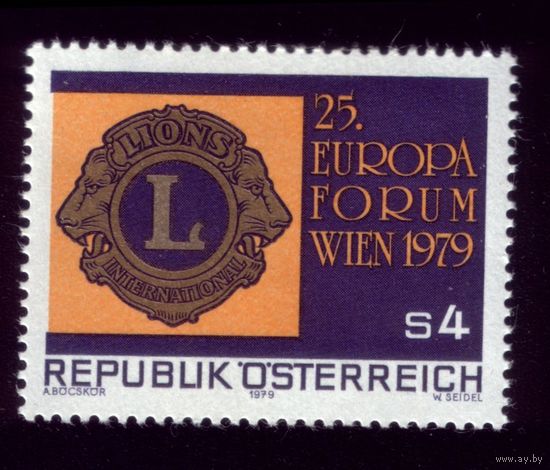 1 марка 1979 год Австрия 1624
