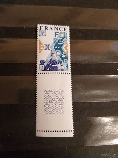 1976 Франция 50 лет французской федерации ярмарок и выставок чистая клей MNH** выпускалась одиночкой с купоном (3-6)