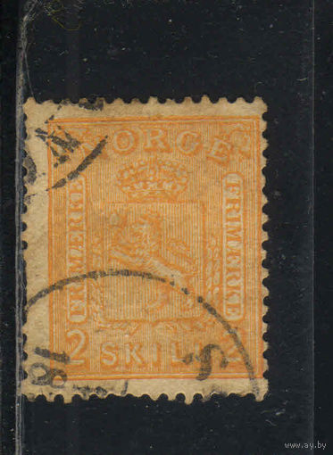 Норвегия 1867 Герб Стандарт Cкиллинг #12