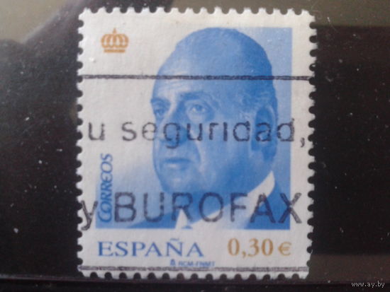 Испания 2007 Король Хуан Карлос 1  0,30 евро