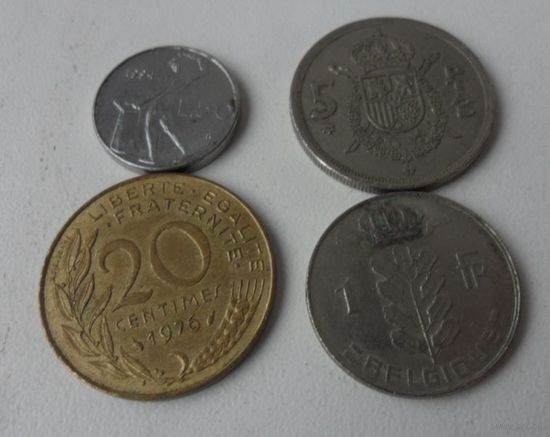 Европа лот монет 16 (цена за все)