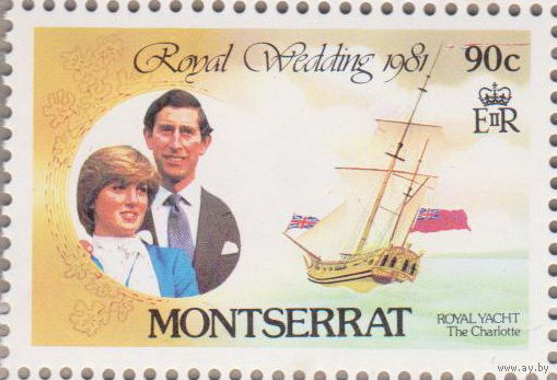 Флот Парусники Королевская свадьба Принцесса Диана  Монтсеррат 1981 год  лот 1019      2