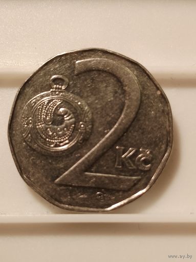 2 кроны 1996 г. Чехия