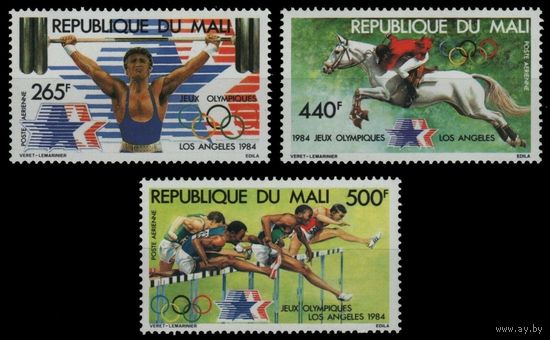 1984 Мали 995-997 Олимпийские игры 1984 года в Лос-Анджелесе 8,00 евро