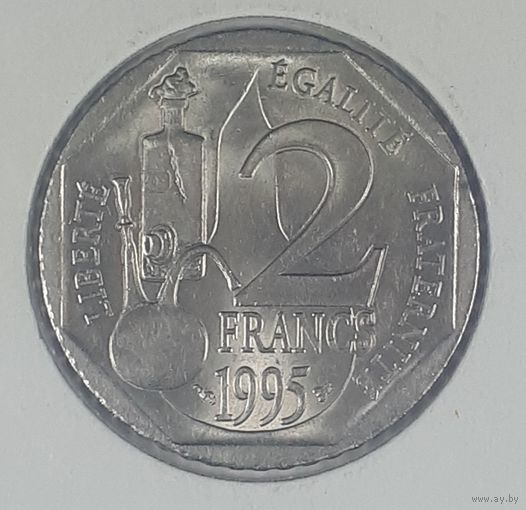 Франция 2 франк 1995г 100 лет со дня смерти Луи Пастера