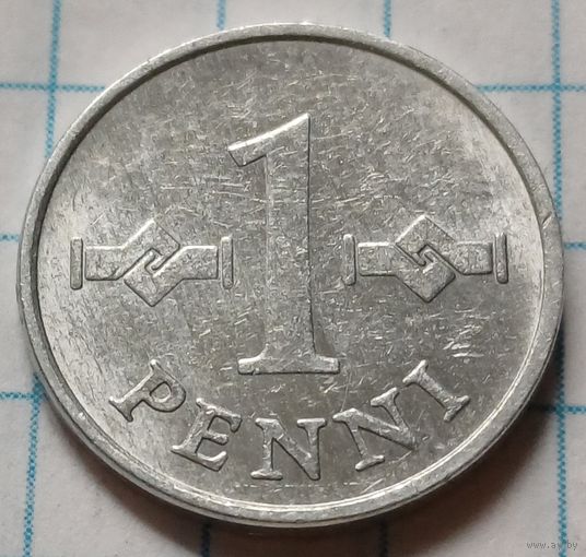 Финляндия 1 пенни, 1976    ( 2-3-8 )