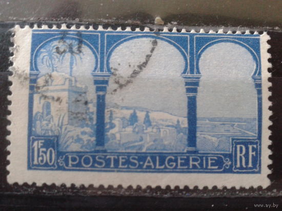 Алжир 1927 колония Франции Стандарт 1,5фр Михель-1,5 евро гаш