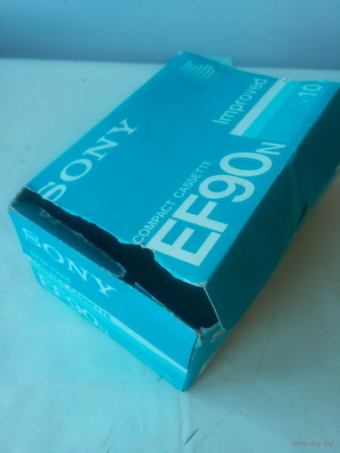 Коробка -упаковка от аудио-кассет SONY из СССР
