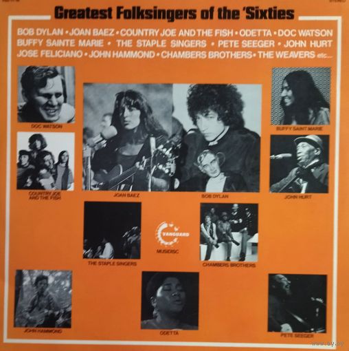 Greatest Folksingers Of The Sixties 1972, RCA, 2lp, France