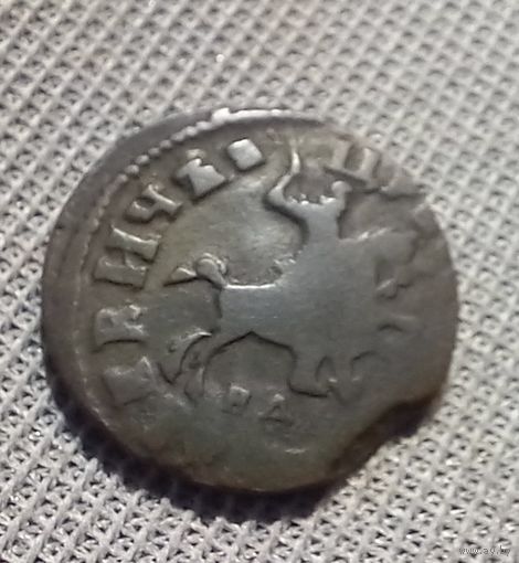 Монета петра 1715г