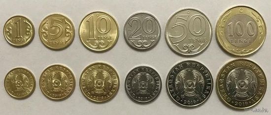 Казахстан. набор 6 монет 1,5,10,20,50,100 тенге 2019 год