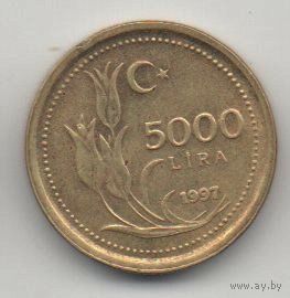 5000 лир 1997 Турция