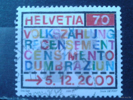 Швейцария 2000 Народная оплата