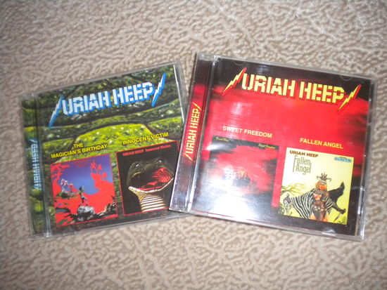 Uriah Heep "Sweet Freedom / Fallen Angel", "The Magician's Birthday / Innocent Victim" (комплект из двух CD)