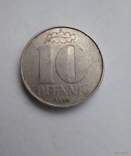 10 пфеннигов 1979 г ГДР