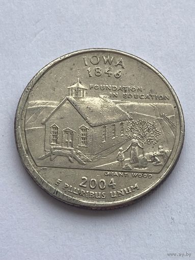 25 центов 2004 г. Айова, США